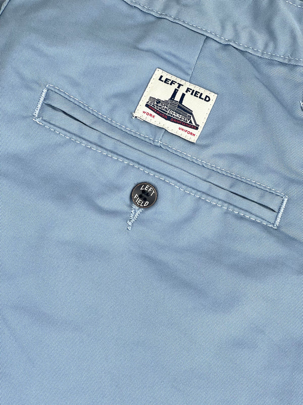 Lt Blue Japanese Solotex poly/cotton twill Work Uniform Chino