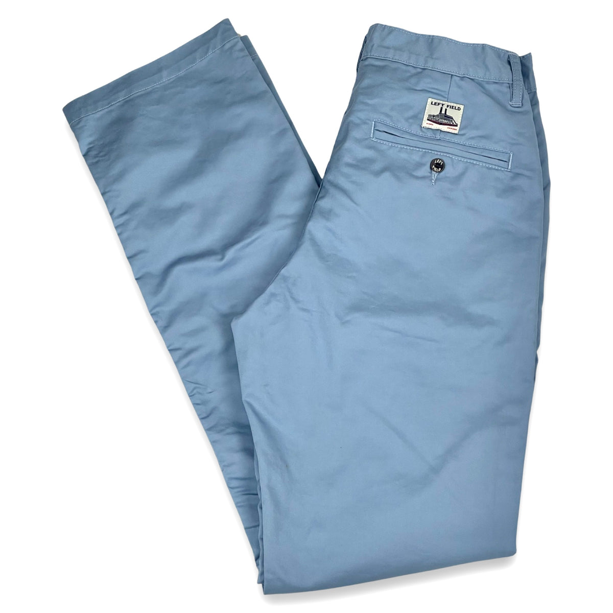 Lt Blue Japanese Solotex poly/cotton twill Work Uniform Chino – Left