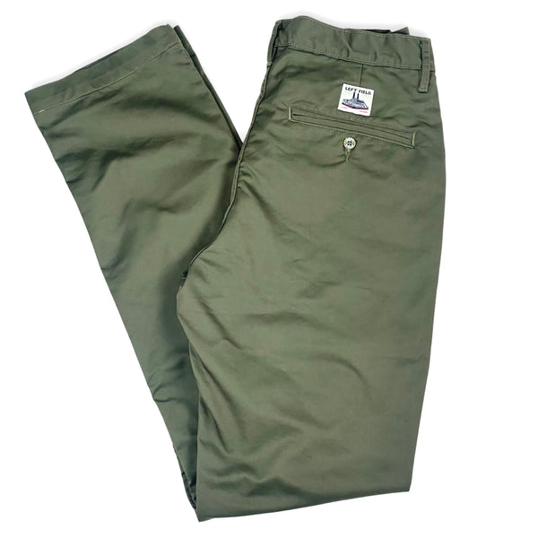 Olive Japanese Solotex poly/cotton twill Work Uniform Chino