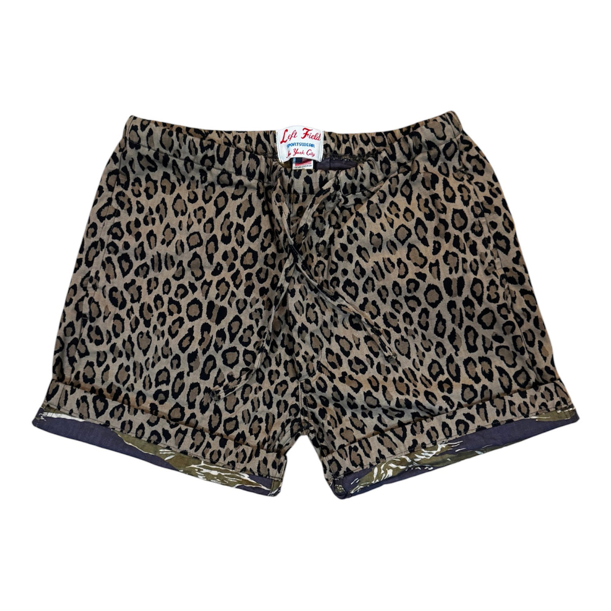 WAX Leopard shorts カーキMサイズ WAX ( ワックス ) レオパード