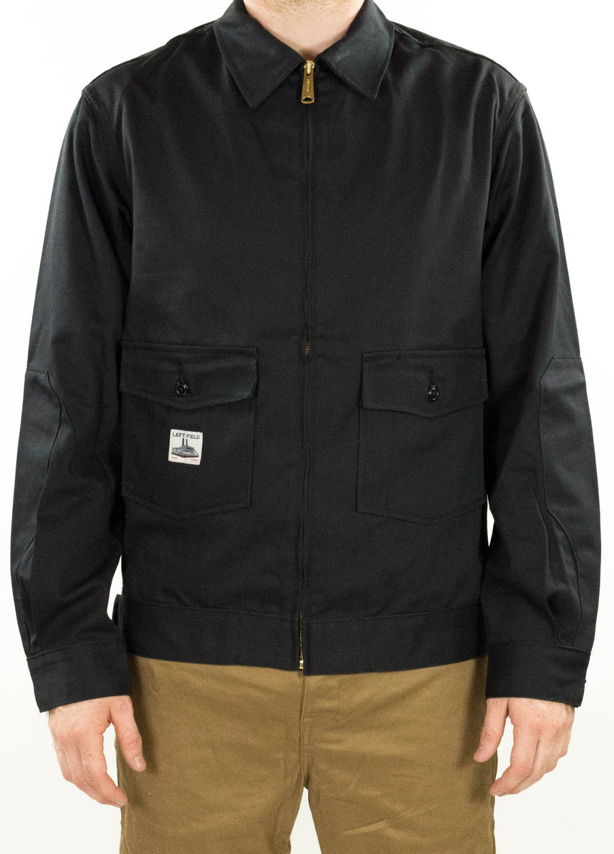 WORK UNIFORM 9 0Z NAVY TWILL GARAGE JACKET – Left Field NYC