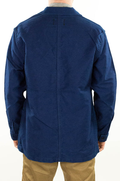 Indigo Moleskin Chore Coat