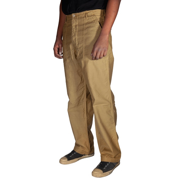107 60's era GI chinos in 12 oz West Point Khaki Baker Back Cotton Satin