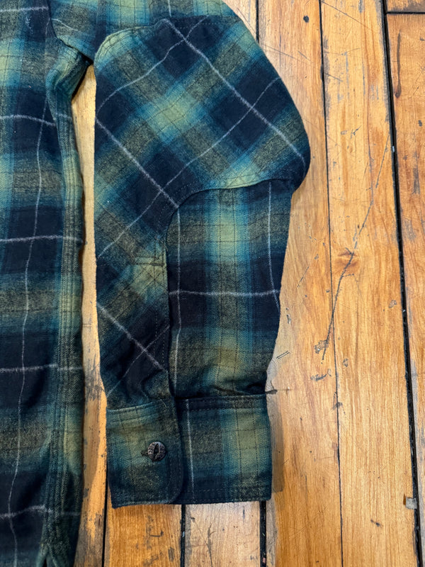 Green Shadow Plaid Flannel 