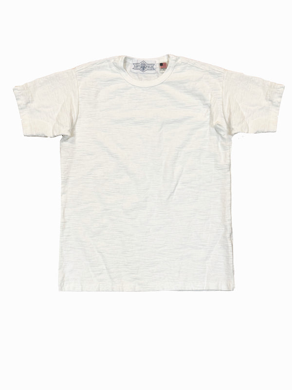White t-shirt on a white background