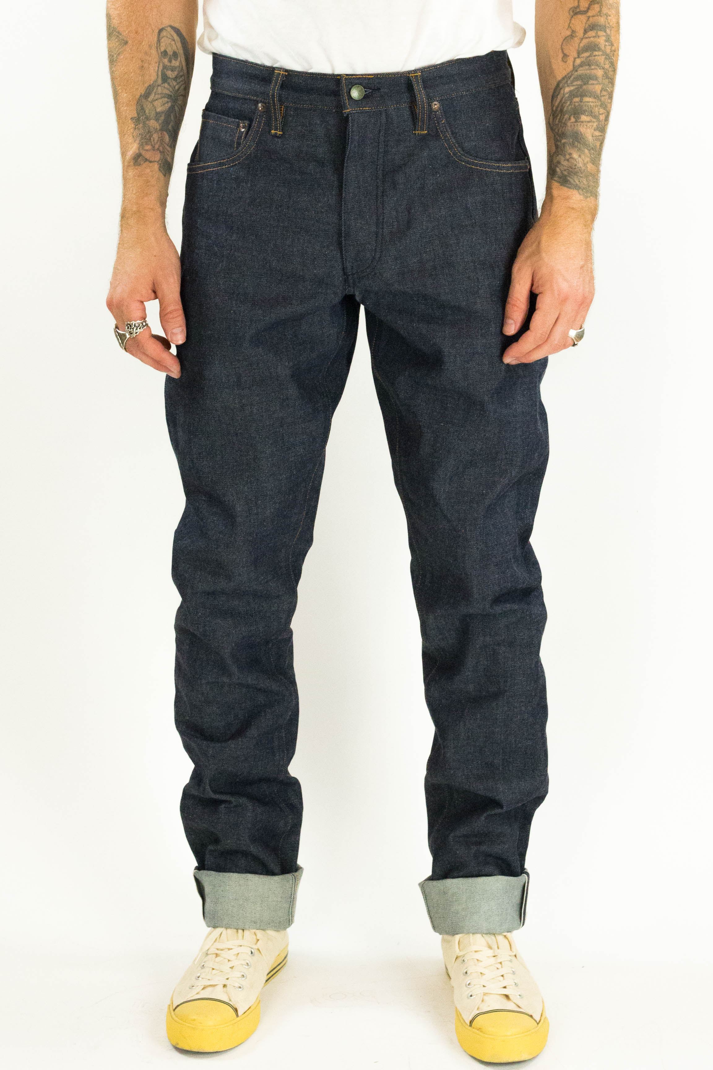 Buy HIROSHI KATO Jeans Men's The Pen Slim Straight Raw 14 oz 4-Way Stretch  Selvedge Denim Slim Fits RAW 29 at Amazon.in