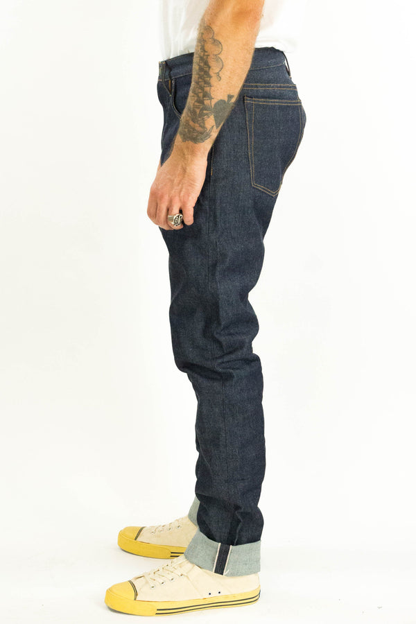 Left Field Denim Atlas Vidalia Mills 14 oz Indigo Raw Denim (Running tight, size up 1 ...