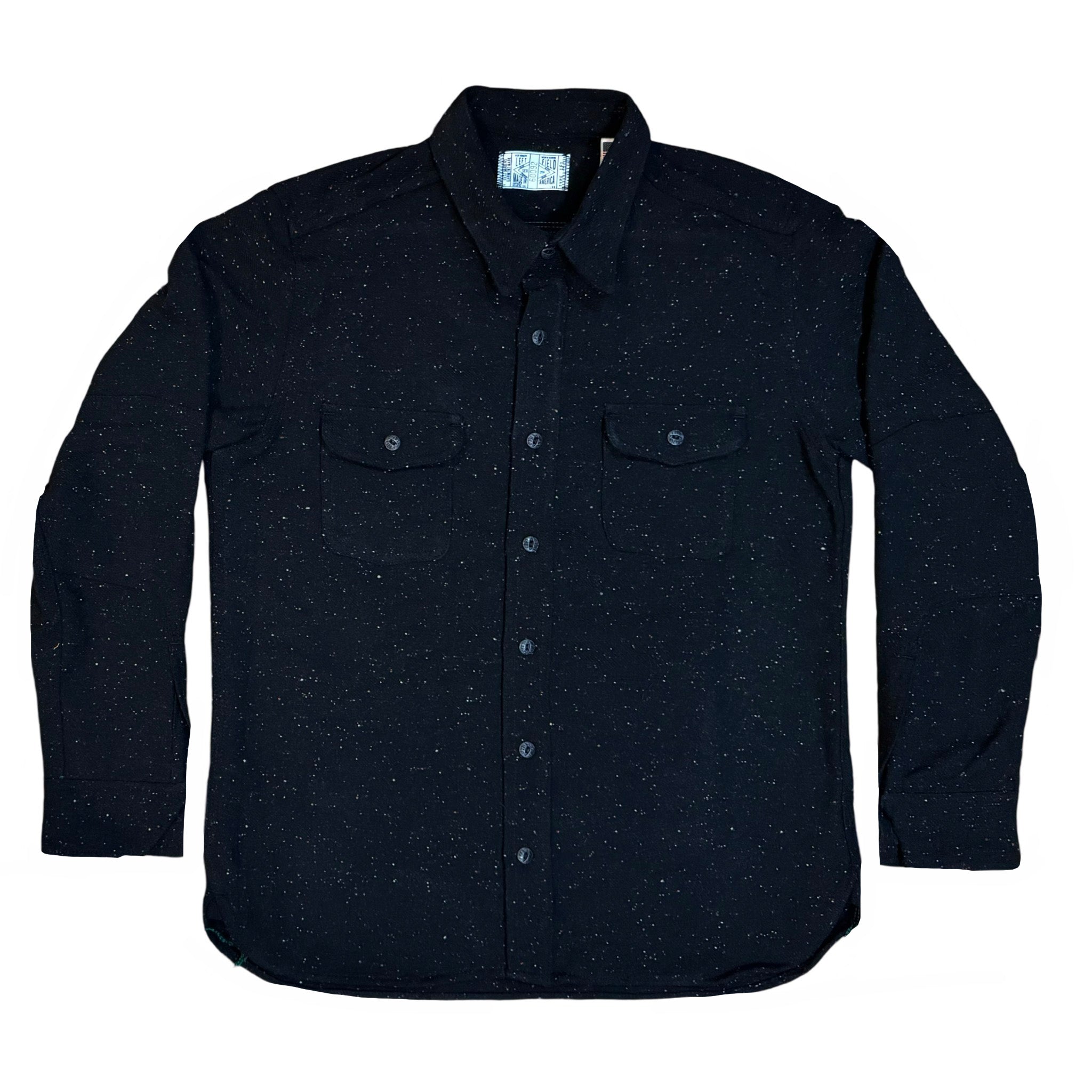 Galaxy Wool Cotton Work shirt - LEFT FIELD NYC Left Field NYC Galaxy Wool Cotton Work shirt - LEFT FIELD NYC Left Field NYC