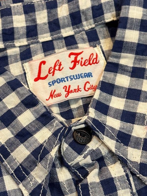 Japanese Selvedge Indigo check 100% Cotton work shirt