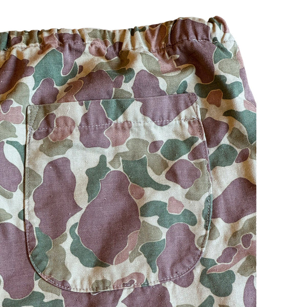 "Frogskin" Double sided Camo short