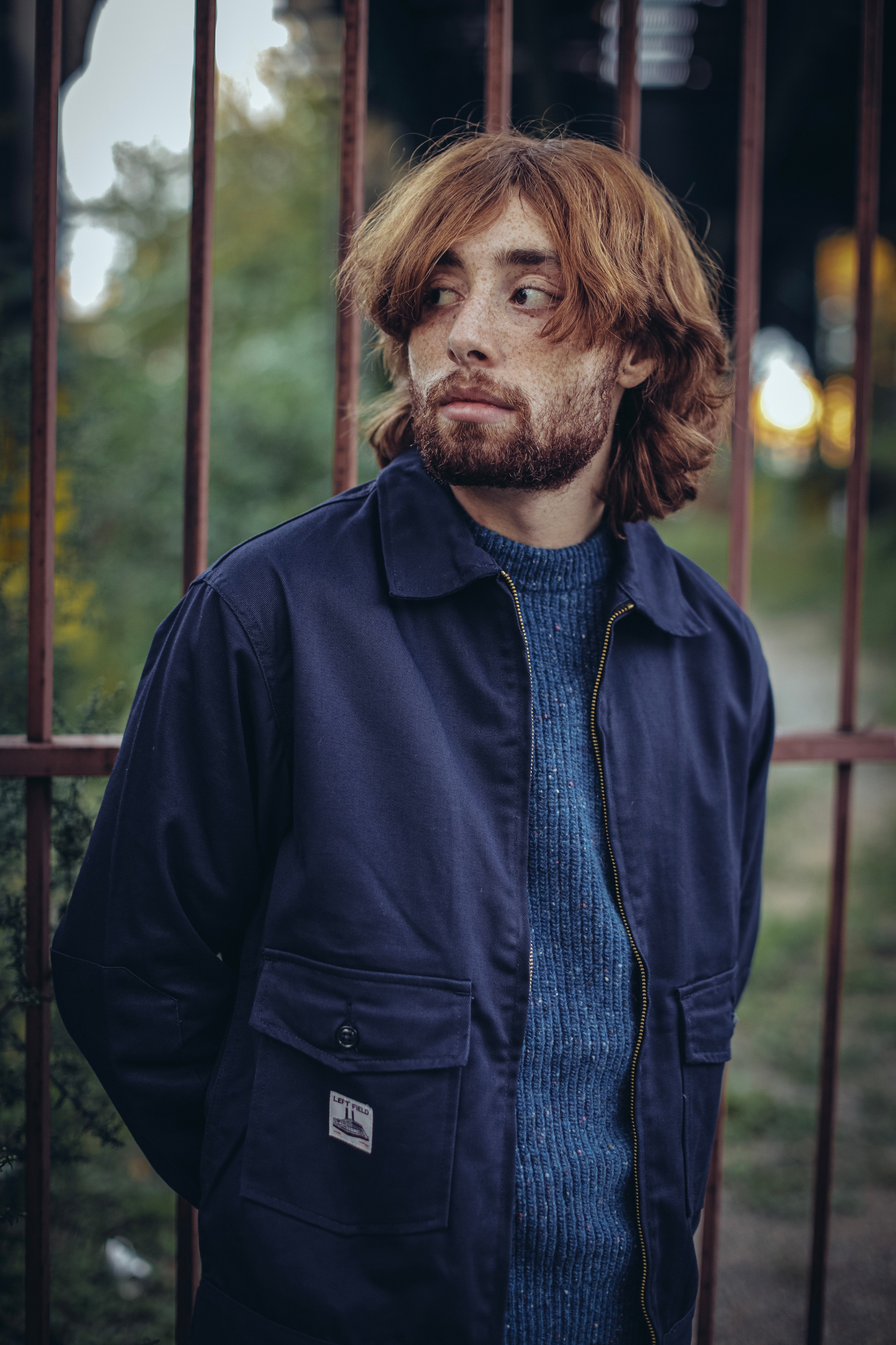 WORK UNIFORM 9 0Z NAVY TWILL GARAGE JACKET Left Field NYC WORK UNIFORM 9 0Z NAVY TWILL GARAGE JACKET Left Field NYC