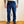 Japanese Indigo Selvedge Duck Double Knee Work Uniform jeans