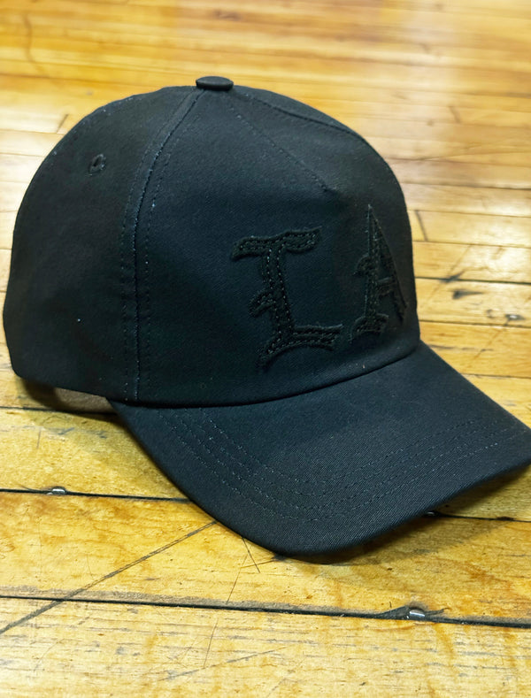 Black sumi ink hat