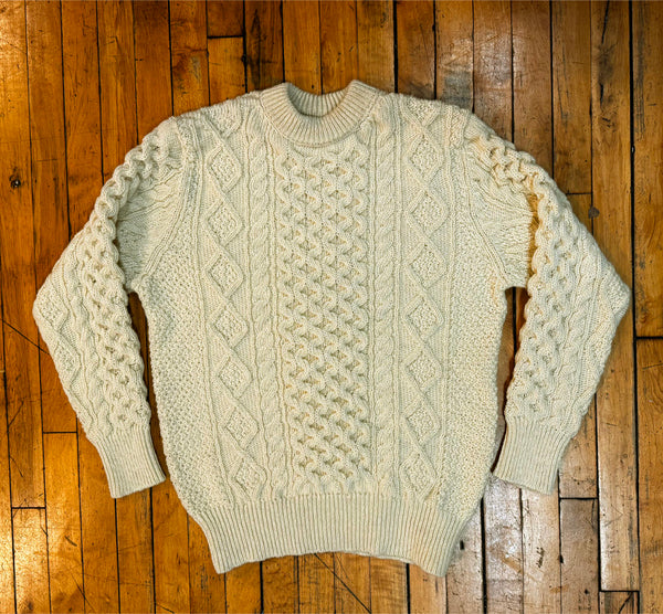Steve McQueen Natural Galway Irish Wool Sweater