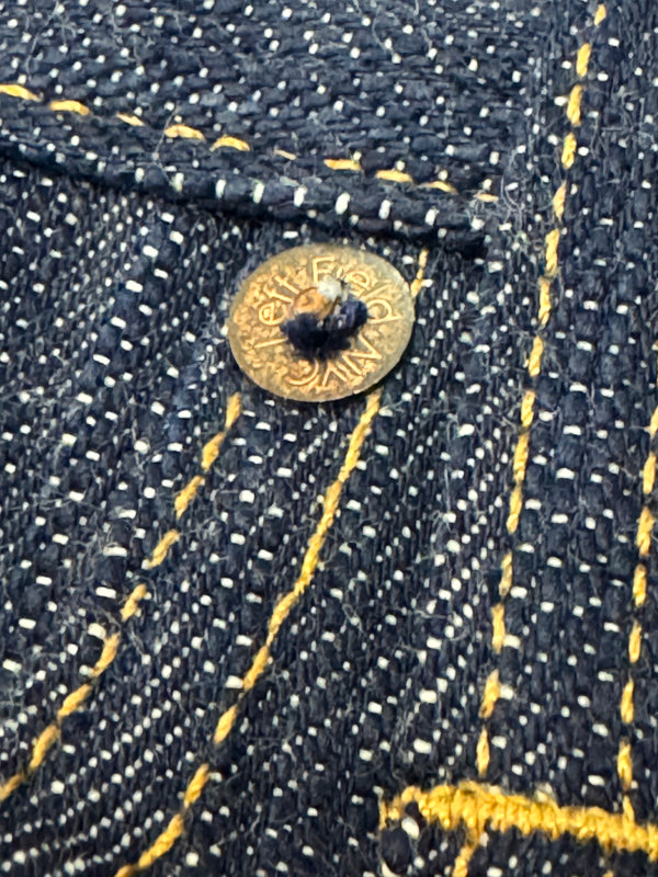 NEW Greaser Tokushima Shoai Hank Dyed denim (Natural plant dyed Indigo)