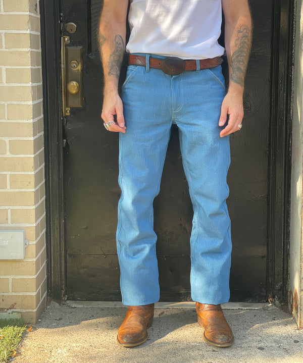 70’s Rodeo Blue Mt Vernon Work Uniform Denim