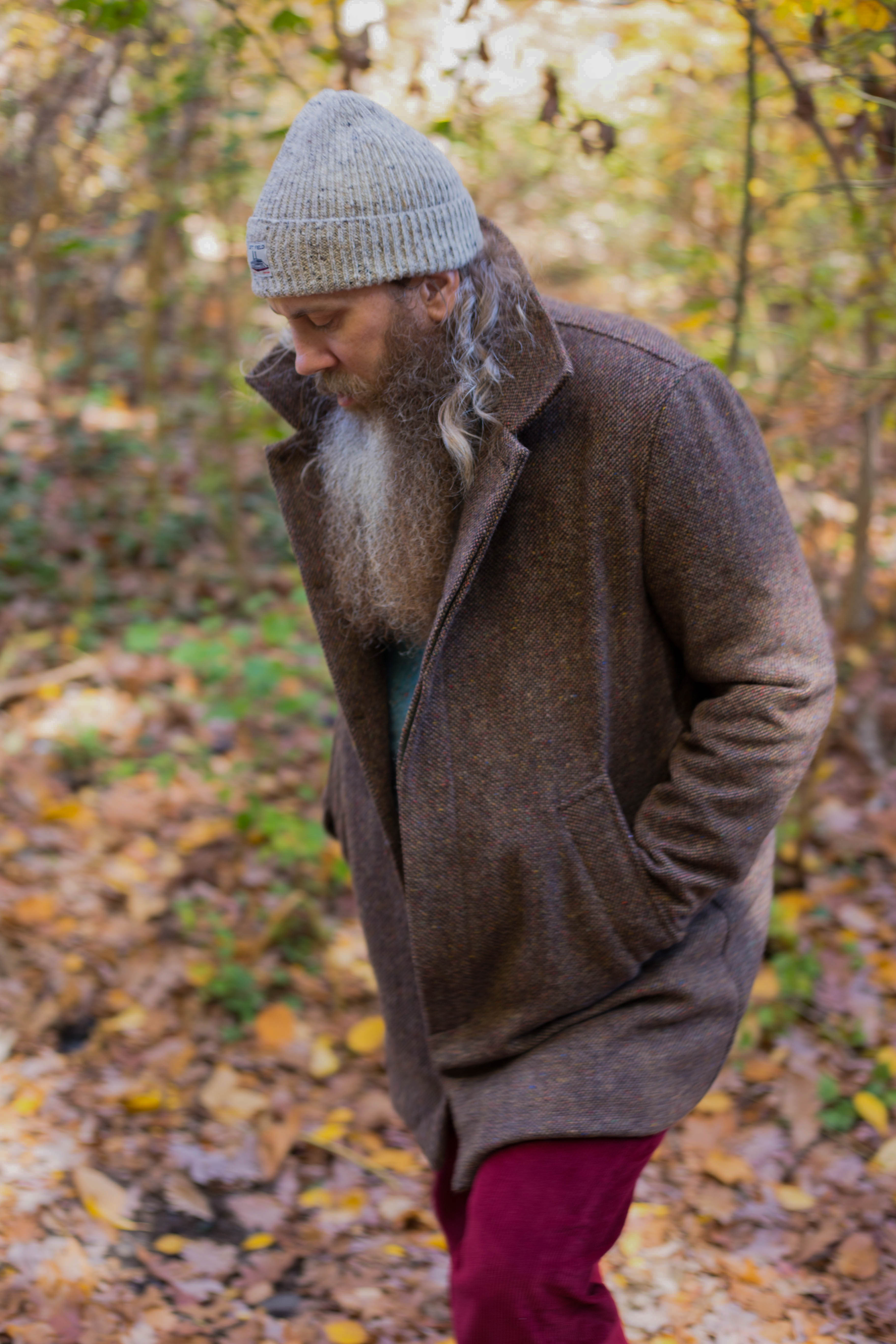 Brown Irish Tweed Coat – Left Field NYC