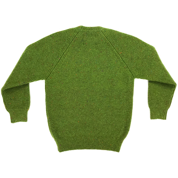 Shamrock Mohair/Merino Wool Tweed from Donegal, Ireland, knit and sewn in Queens, NY.