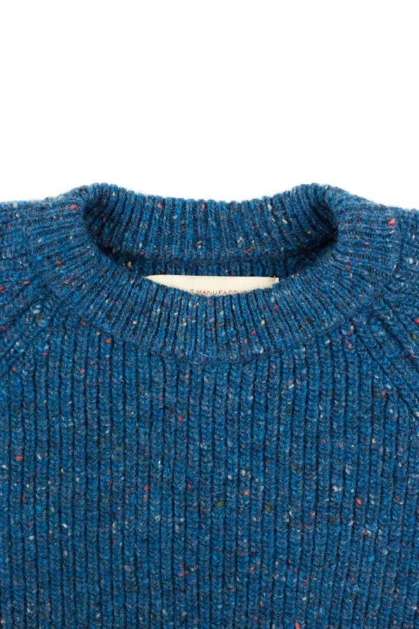 Irish Sea Mohair/Merino Wool Tweed from Donegal, Ireland, knit and sewn in Queens, NY.