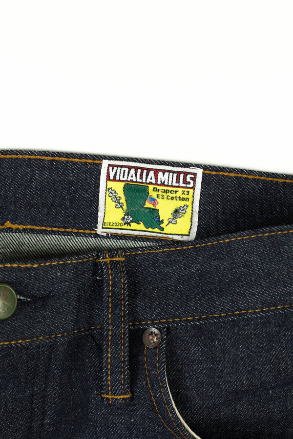 Smokestacks Vidalia Mills 14 oz Indigo selvedge (Wide Leg)