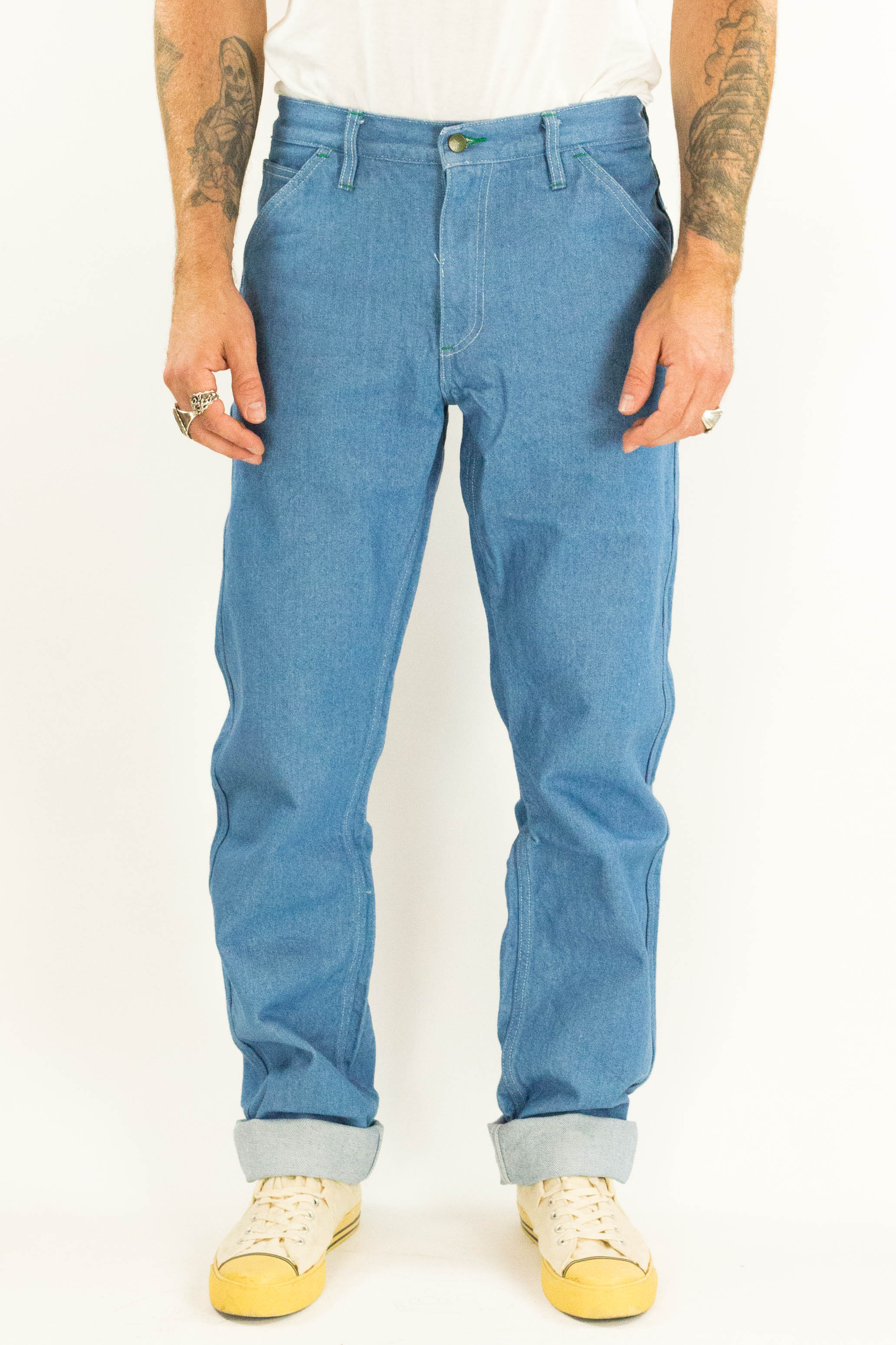 Men's Denim Jean Blue Denim Jeans Left Field NYC - Main Image