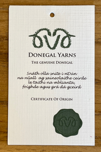 Donegal Black 100% Merino Wool Tweed Watch Cap