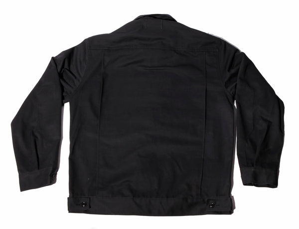 WORK UNIFORM Greaser Garage Jacket - Black 9 oz Twill