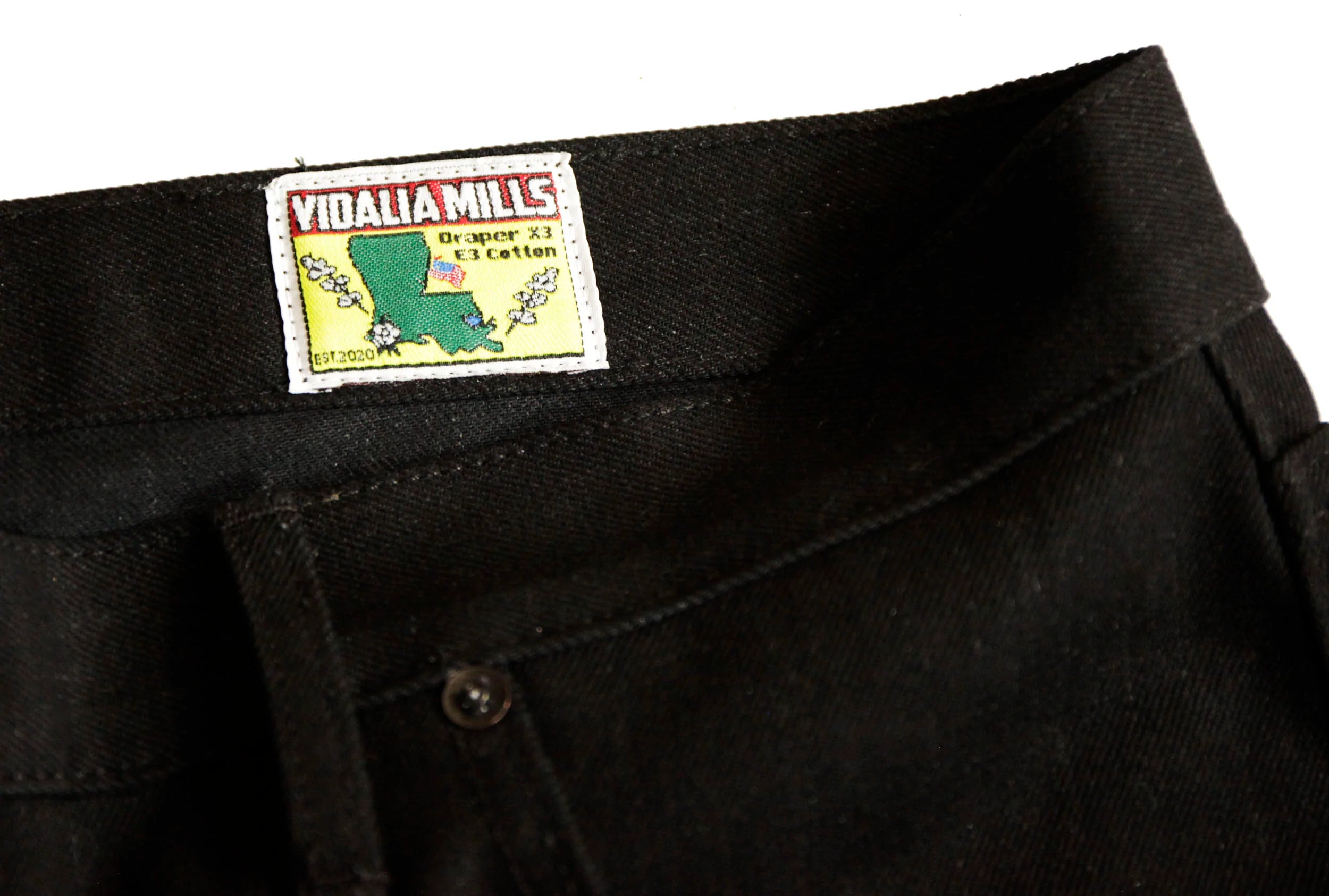 Chelsea Black Maria Vidalia Mills 14 oz selvedge Sulphur Dyed Chelsea Black Maria Vidalia Mills 14 oz selvedge Sulphur Dyed