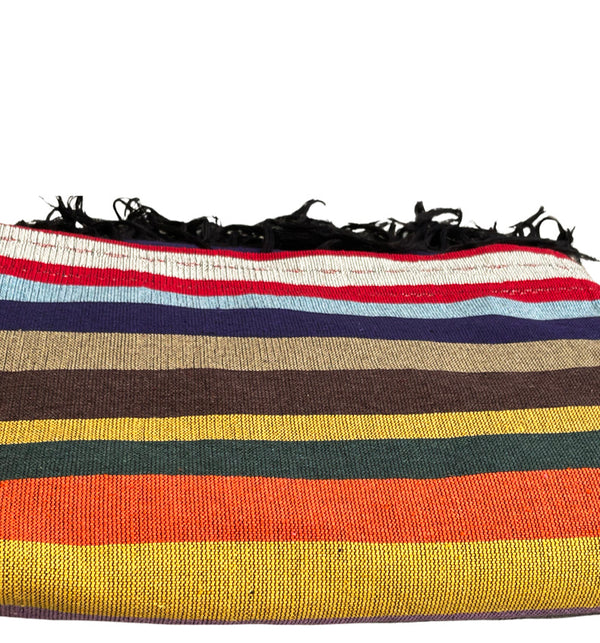 Hand Loomed 100% Cotton Mexican Central Park blanket