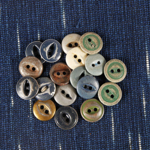 Antique Fish Eye Buttons | Fish Eye Metal Buttons | Left Field NYC