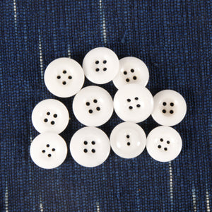 Large 4 hole porcelain buttons - Left Field NYC