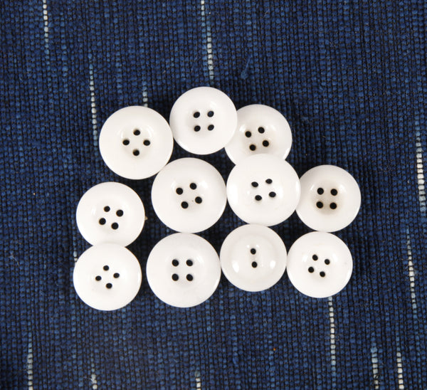 Large 4 hole porcelain buttons - Left Field NYC