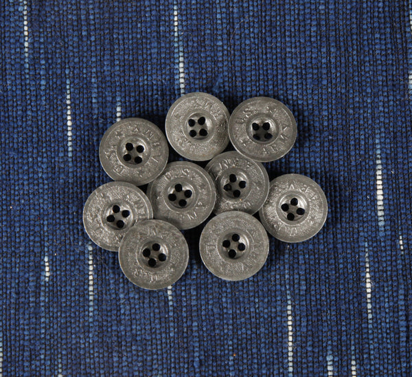 WW1 US Army metal chino buttons - Left Field NYC