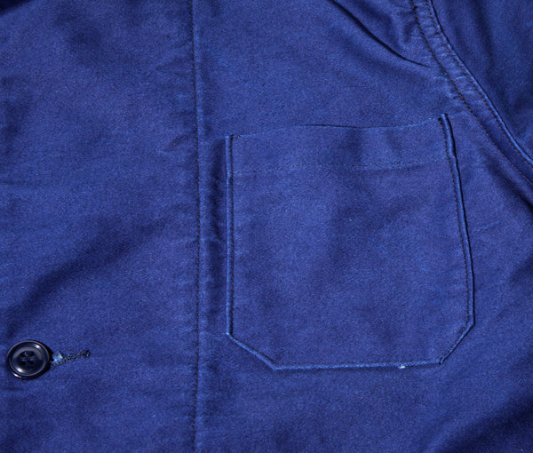 Indigo Moleskin Chore Coat