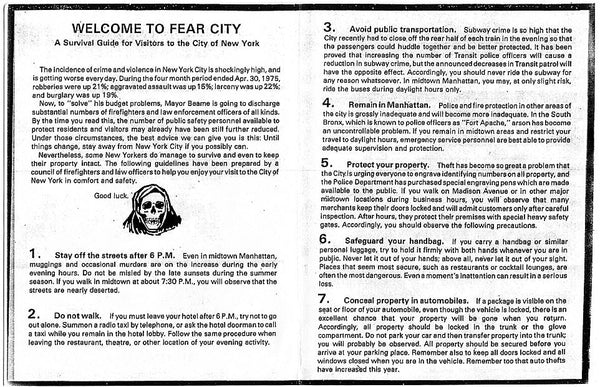 FEAR CITY LF WORK UNIFORM CREW TEE