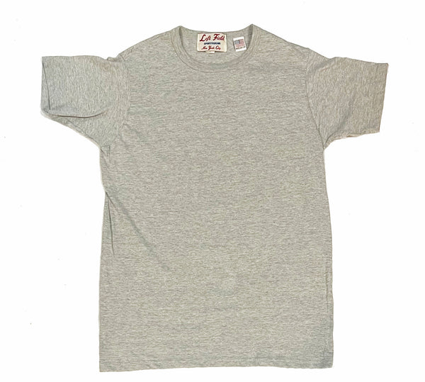 Left Field Tube Tee 2 Pack (Grey Crew) *** will shrink to spec after cold wash hot dry.