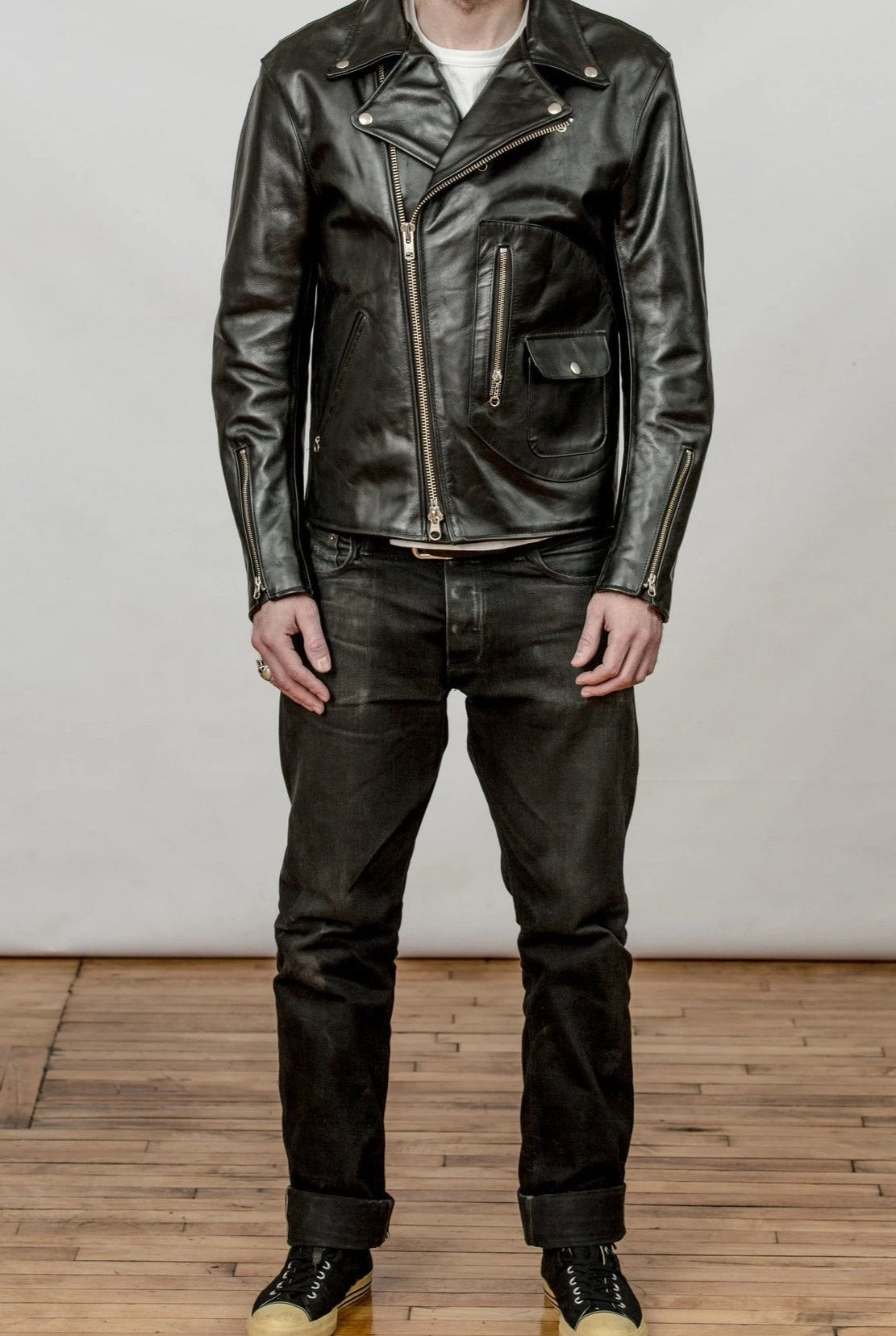 Field Left Leather Commando Jacket NYC –