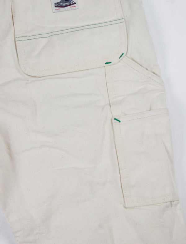 Natural Mt Vernon Duck Double Knee Work Uniform  Chino: **Note size up 2 sizes**