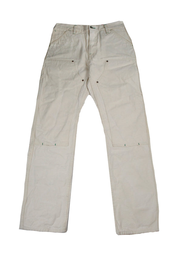 Natural Mt Vernon Duck Double Knee Work Uniform  Chino: **Note size up 2 sizes**