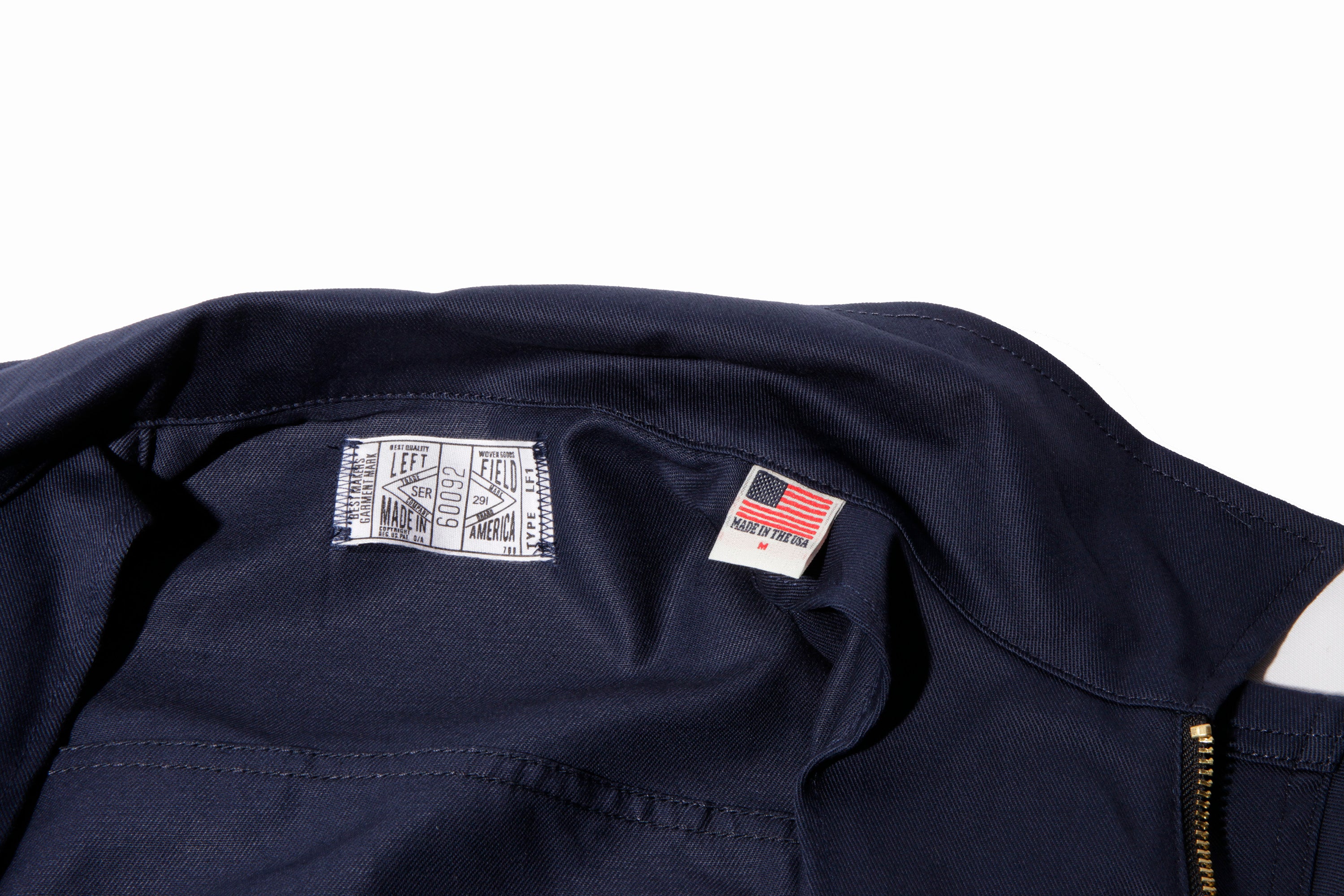 WORK UNIFORM 9 0Z NAVY TWILL GARAGE JACKET – Left Field NYC